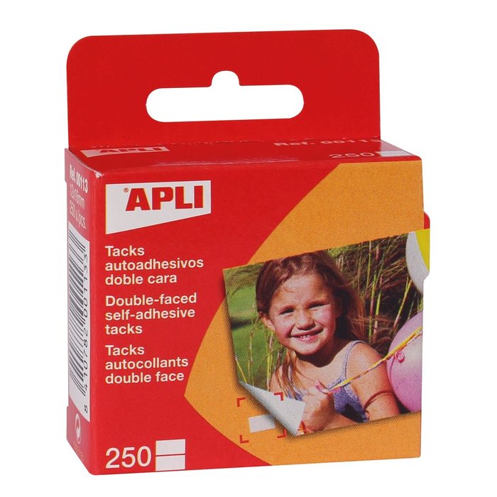 Tacks Autoadhesivos 12x16 APLI Pack 1 Imagen principal del producto
