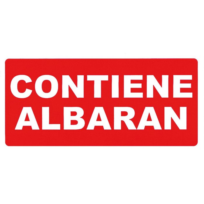 ETIQUETA ROLLO CONTIENE ALBARAN 200 UNIDADES | 1 UNIDADES | (APLI) Imagen principal del producto