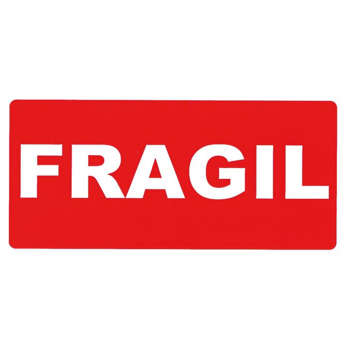 ETIQUETA FRAGIL ROLLO 296 | 1 UNIDADES | (APLI) Imagen principal del producto