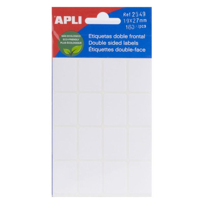 ETIQUETA BLANCA 19X27 APLI 2549 | 10 UNIDADES | (APLI)
