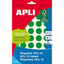 BOLSA ETIQUETAS APLI 10 VERDES Ø 19 MM 8 HOJAS | APLI