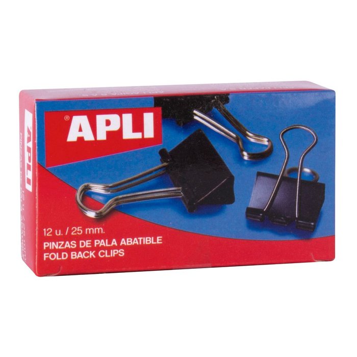 Pinza Pala Abatible 25 mm Caja 12 Unidades APLI Imagen principal del producto
