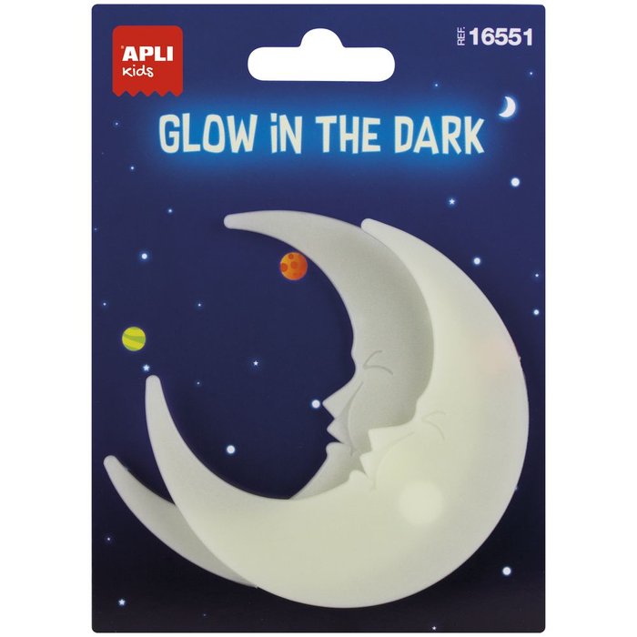 Blister 2 Lunas Glow In The Dark APLI KIDS