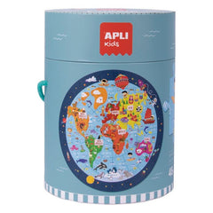 PUZLE CIRCULAR MAPAMUNDI | APLI JUEGOS | 1 UNIDAD | 8410782182016