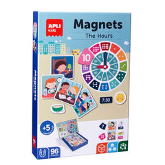 MAGNETS APRENDO LAS HORAS | APLI JUEGOS | 1 UNIDAD | 8410782185734