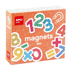 MAGNETS DE MADERA NUMEROS | APLI JUEGOS | 1 UNIDAD | 8410782188858