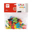 Blister 52 Letras Imantadas Goma Eva Surtidas Apli Manualidades