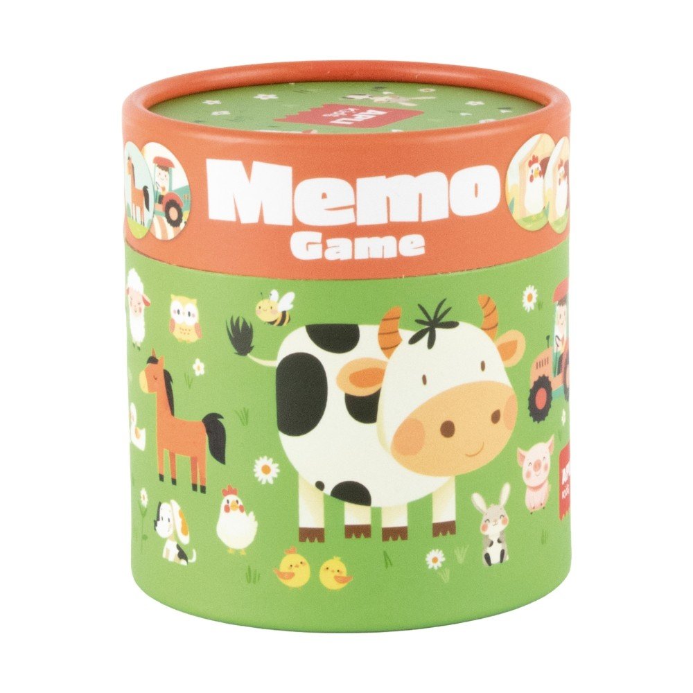 Juego Memo Game Granja 24 Piezas Apli Juegos