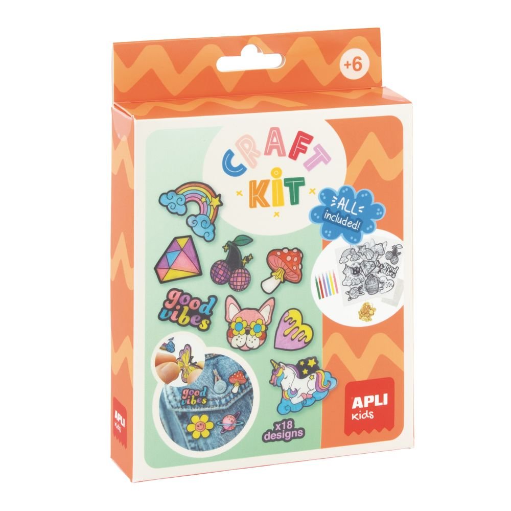 Juego Craft Kit Pins 18 Unidades APLI JUEGOS