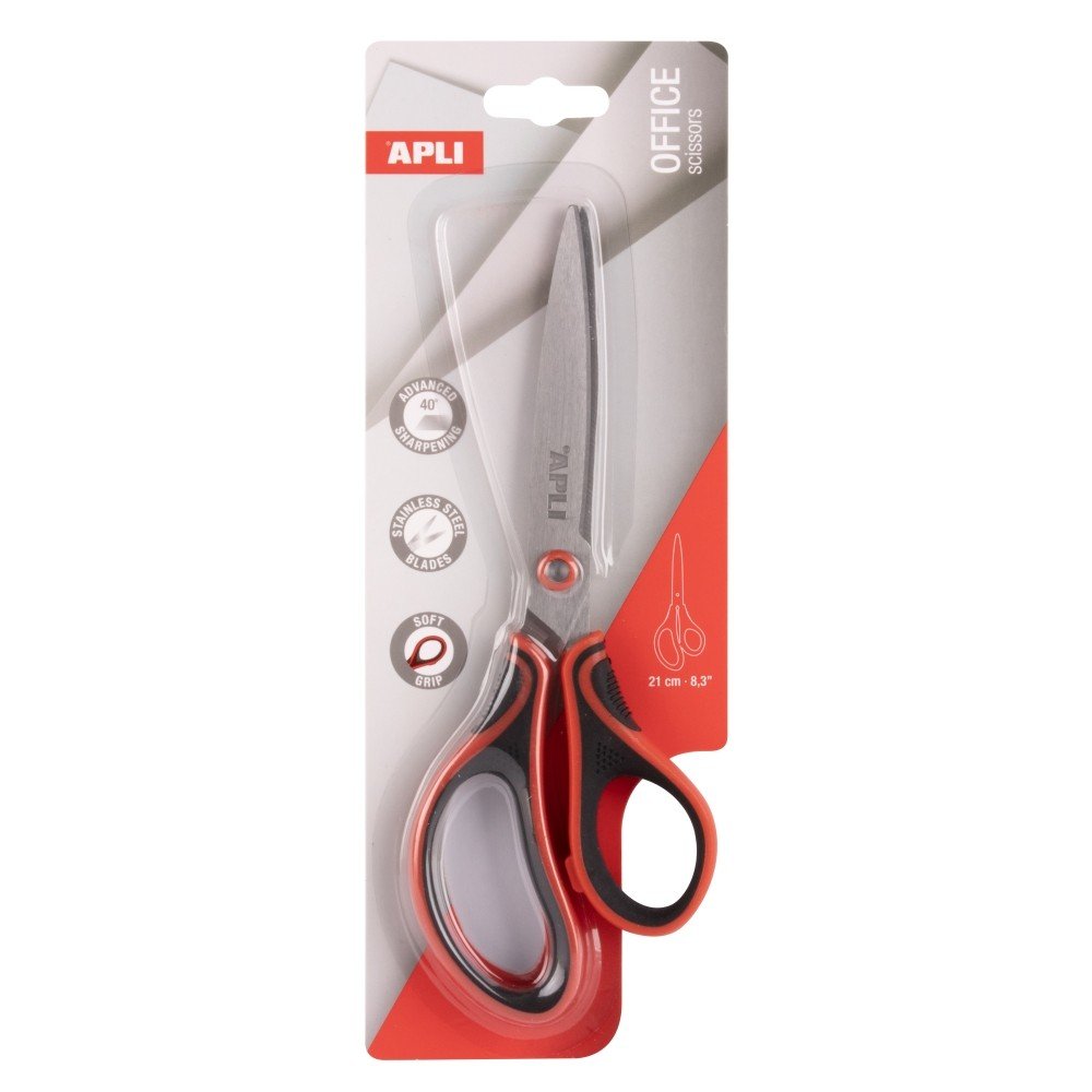 Tijera oficina Soft Grip 21 cm APLI Imagen principal del producto