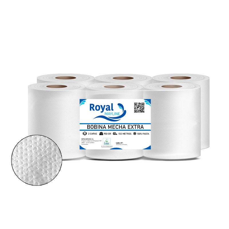 Paquete de 6 bobinas de mecha laminada extra 150 m LISMA Manipulados