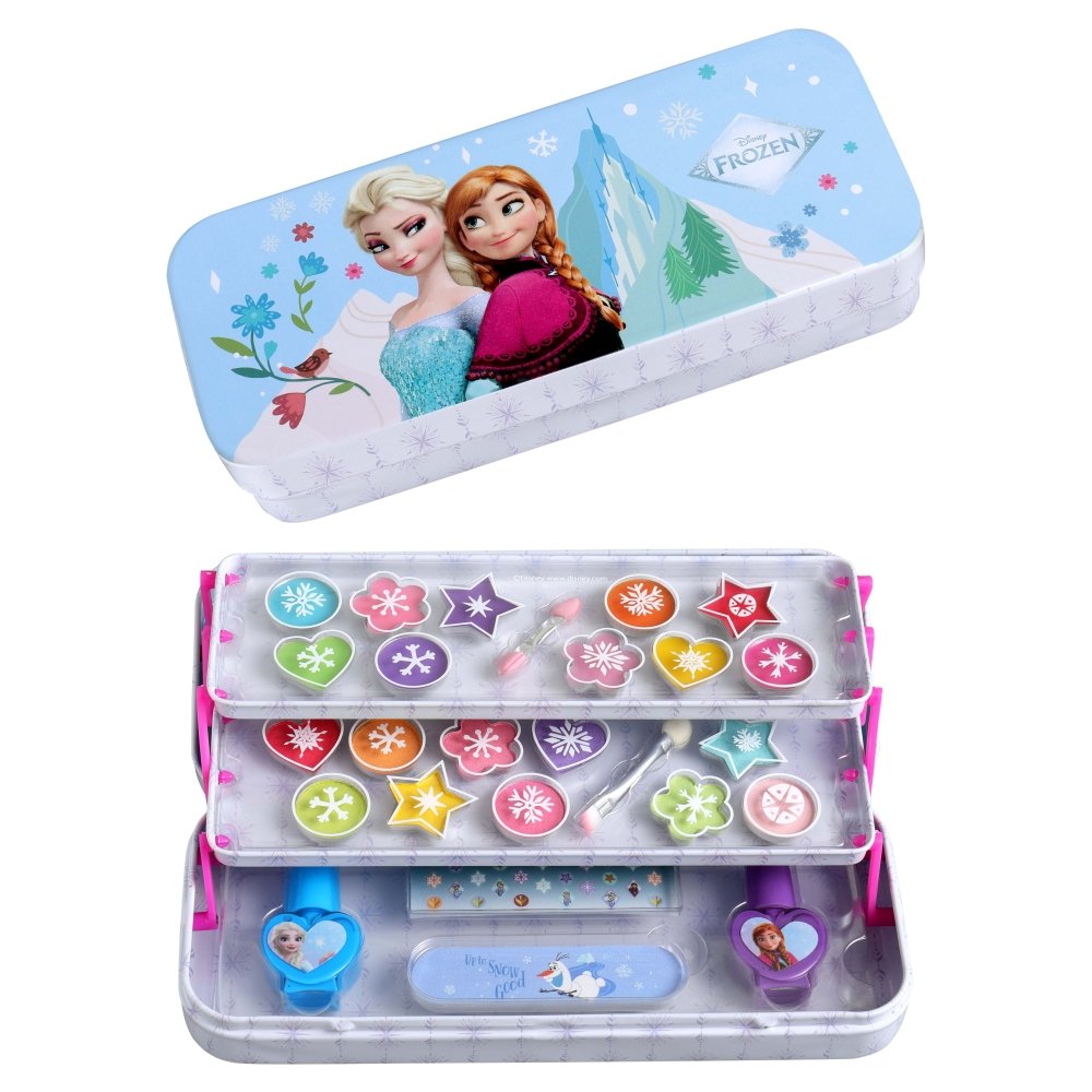 Estuche metálico de maquillaje triple Frozen AIRVAL Maquillaje