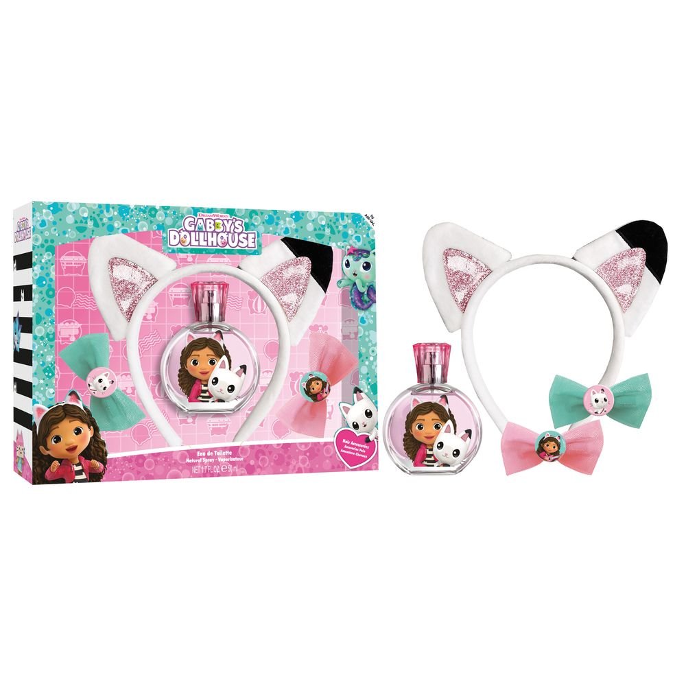 SET COLONIA 50ML+DIADEMA+ACCESORIOS PELO GABBY'S DOLLHOUSE | AIRVAL INTERNATIONAL S,A, | 1 UNIDAD | 8411114095776