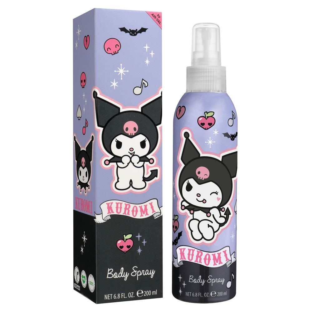 COLONIA SPRAY 200ML KUROMI | AIRVAL INTERNATIONAL S,A, | 1 UNIDAD | 8411114095905