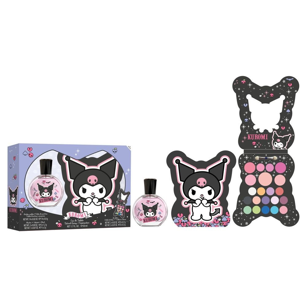 SET COLONIA 50ML + PALETA DE MAQUILLAJE KUROMI | AIRVAL INTERNATIONAL S,A, | 1 UNIDAD | 8411114095936