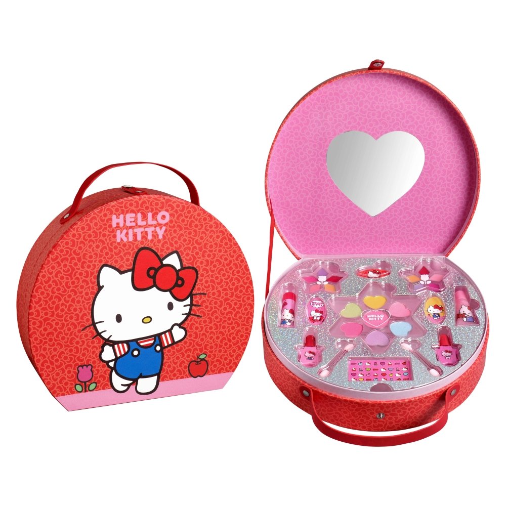 Maletín Redondo de Maquillaje Hello Kitty AIRVAL MAQUILLAJE