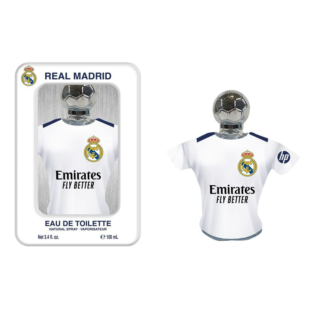 Lata metálica Colonia 100 ml Camiseta Real Madrid Airval International