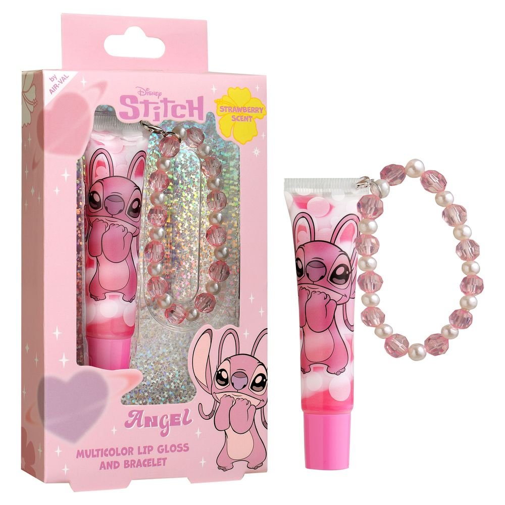 Set Angel Stitch Brillo Labios y Pulsera AIRVAL Maquillaje