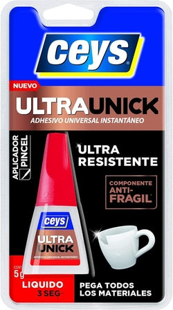 Adhesivo universal CEYS 5 g con pincel para bricolaje