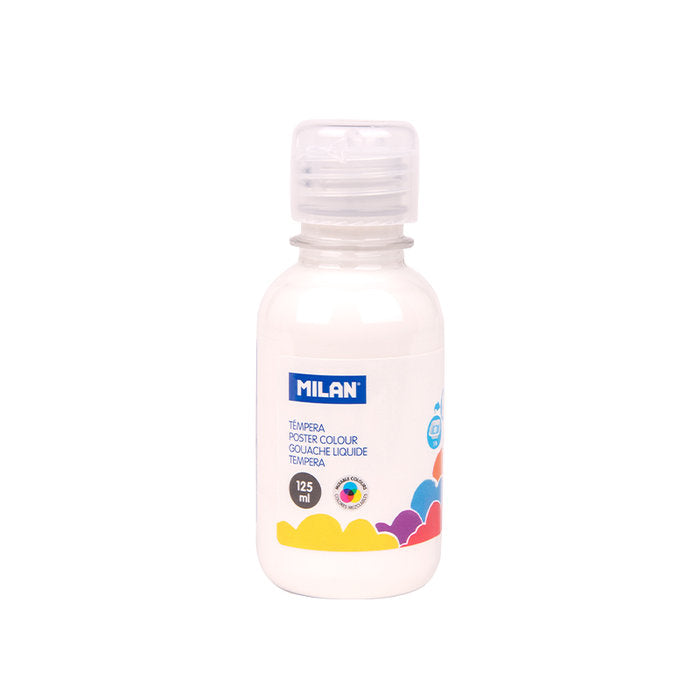 TEMPERA MILAN 125ML BLANCO | 12 UNIDADES | (MILAN) Imagen principal del producto