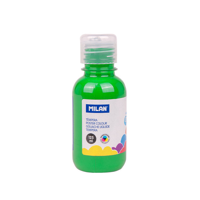 TEMPERA MILAN 125ML VERDE CLARO | 12 UNIDADES | (MILAN) Imagen principal del producto