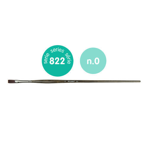 Pincel Pelo Sintetico Plano Serie 822 Nº 0 Milan Imagen principal del producto