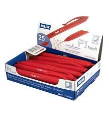 ✅ BOLIGRAFO MILAN P1 TOUCH ROJO - CAJA DE 25 UNIDADES Imagen principal del producto