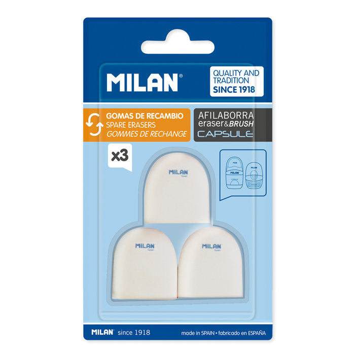 Blister 3 Gomas de Recambio para Afilaborra Capsule Imagen principal del producto