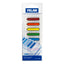 BANDERITAS ADHESIVAS MILAN 45X12 MM 8 COLORES SURTIDOS | 12 UNIDADES | (MILAN)