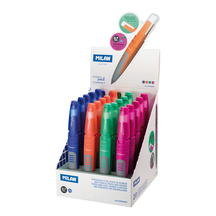 Pack 20 Portaminas con Goma 0,7 mm Milán Imagen principal del producto