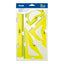 JUEGO REGLAS MILAN 30CM FLEXIBLE AMARILLO | 24 UNIDADES | (MILAN)