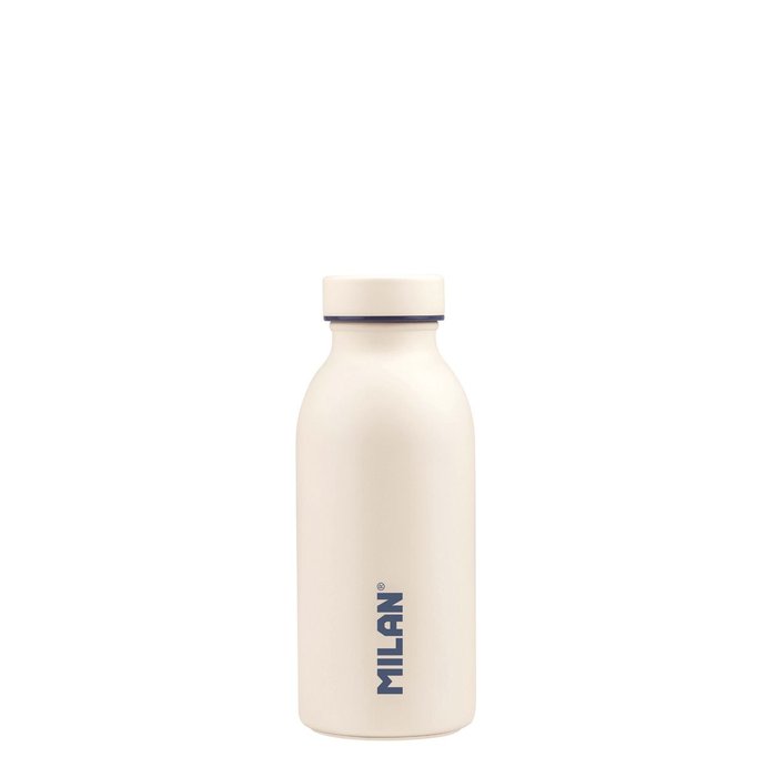 BOTELLA ISOTERMICA MILAN 1918 BLANCA 354ML | MILAN DISEÑO | 1 UNIDAD | 8411574092636