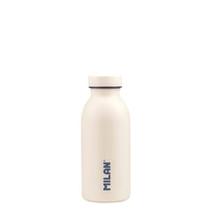 BOTELLA ISOTERMICA MILAN 1918 BLANCA 354ML | MILAN DISEÑO | 1 UNIDAD | 8411574092636