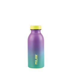 BOTELLA ISOTERMICA SUNSET CAPACIDAD 350ML TURQUESA-LILA | MILAN DISEÑO | 1 UNIDAD | 8411574092650
