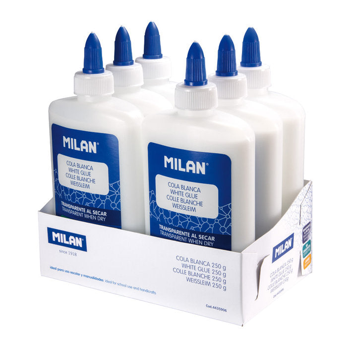COLA BLANCA MILAN 250 G | 6 UNIDADES | (MILAN) Imagen principal del producto