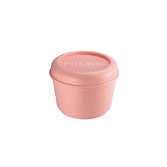 RECIPIENTE PARA ALIMENTOS HERMETICO REDONDO 0,25L ROSA | MILAN DISEÑO | 1 UNIDAD | 8411574095439