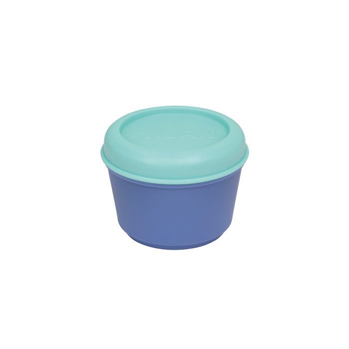 RECIPIENTE ALIMENTOS HERMETICO REDONDO 0,25L AZUL-TURQUESA | MILAN DISEÑO | 1 UNIDAD | 8411574099710
