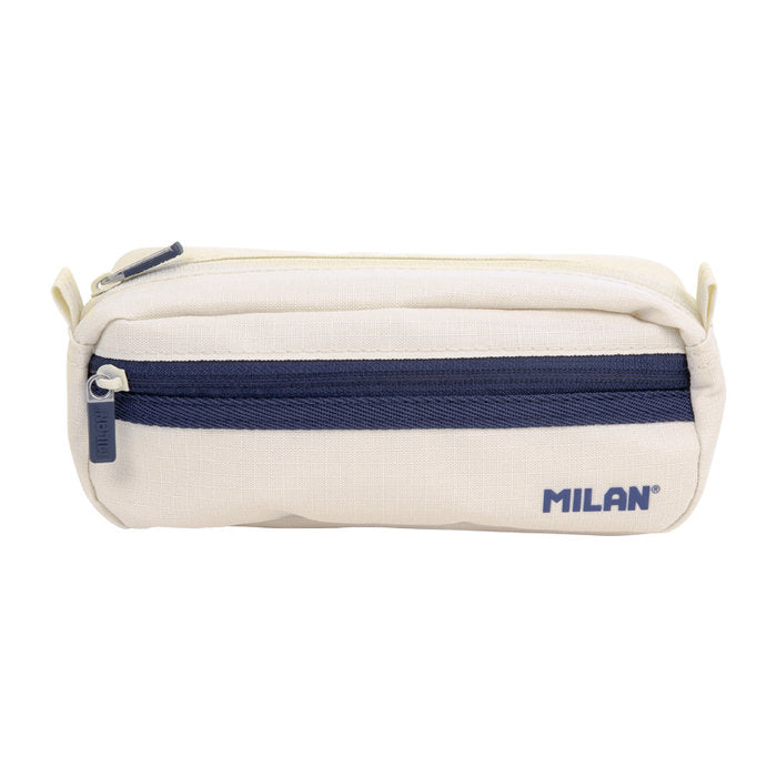 PORTATODO MILAN RECTANGULAR 2 CREMALLERAS SERIE 1918 BEIGE | MILAN DISEÑO