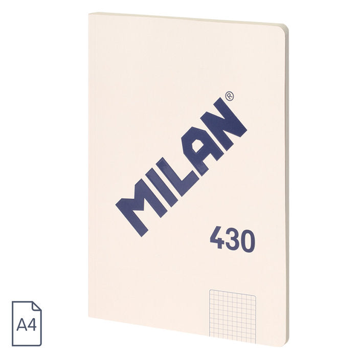 Bloc Espiral Estándar Liso 90g | Milan | Cartón | Formato Estándar | Pack 3 Unidades