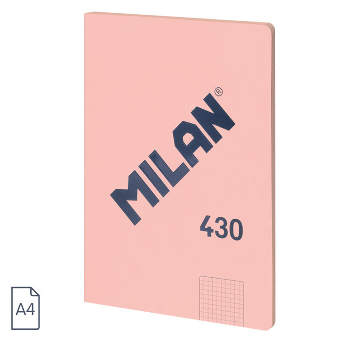 Bloc Espiral Estándar Liso 90g | Milan | Cartón | Formato Estándar | Pack 3 Unidades