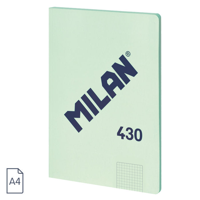 Bloc Espiral Estándar Liso 90g | Milan | Cartón | Formato Estándar | Pack 3 Unidades