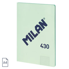 Bloc Espiral Estándar Liso 90g | Milan | Cartón | Formato Estándar | Pack 3 Unidades