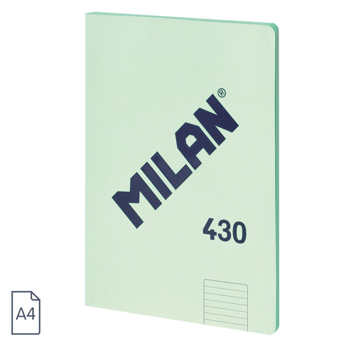 Bloc Espiral Estándar Liso 90g | Milan | Cartón | Formato Estándar | Pack 3 Unidades