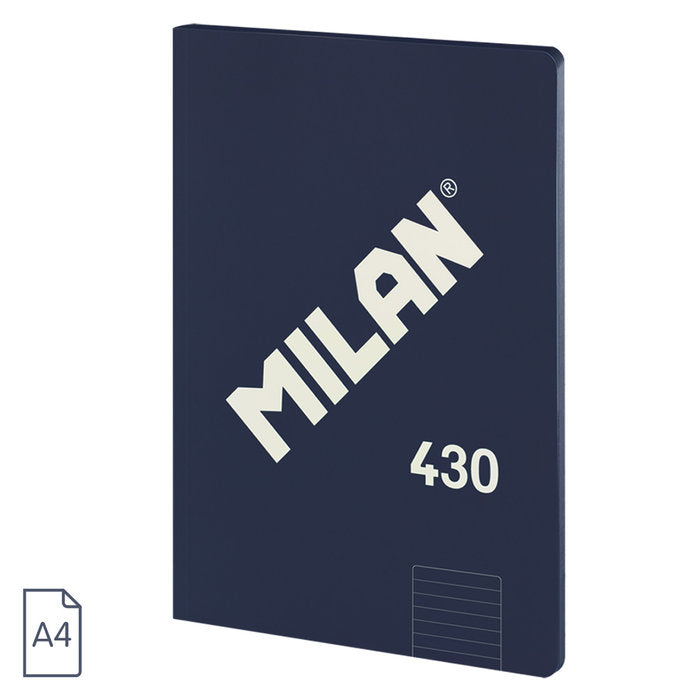 Bloc Espiral Estándar Liso 90g | Milan | Cartón | Formato Estándar | Pack 3 Unidades