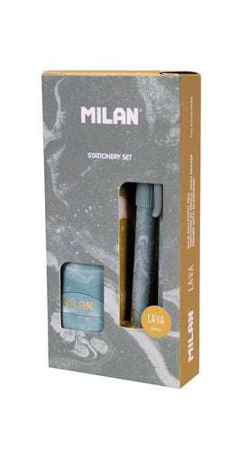 Pack Bolígrafo P1 y Portaminas PL1 0,5 mm con Afilaborra Verde Milan Imagen principal del producto