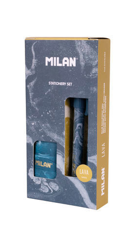 Pack Bolígrafo P1 y Portaminas PL1 0,5mm con Afilaborra Lava Milan