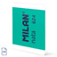 Libreta A4 Encolada Cuadros 5x5 48H Milan Nata 624 Verde Marca Milan Diseño