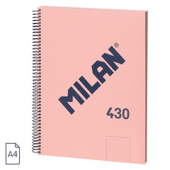 Bloc Espiral Estándar Liso 90g | Milan | Cartón | Formato Estándar | Pack 3 Unidades