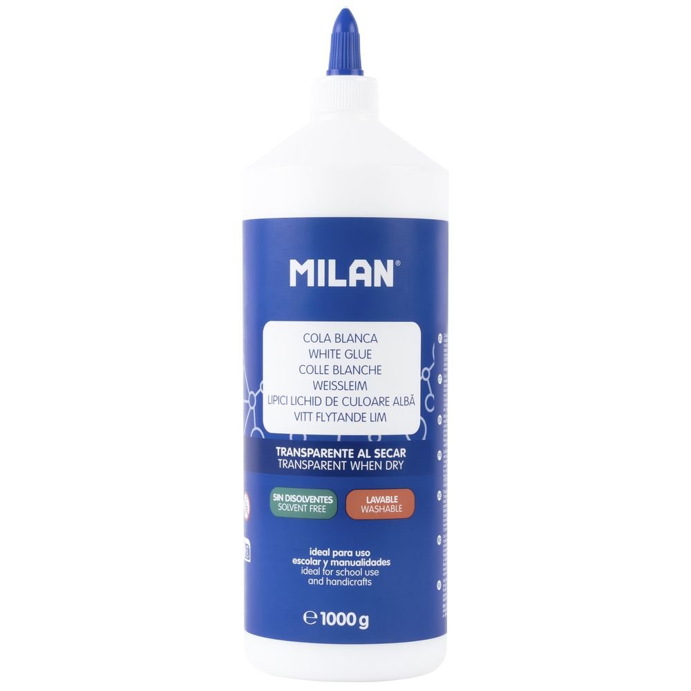 BOTELLA COLA BLANCA LIQUIDA 1000 G | MILAN | 1 UNIDAD | 8411574110637 Imagen principal del producto