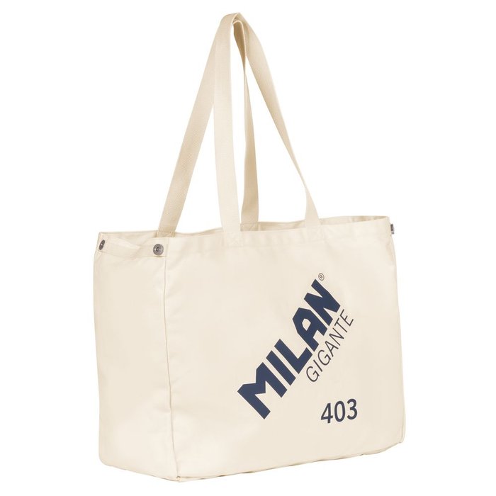 BOLSO GRANDE COLECCION MILAN GIGANTE 403 SINCE 1918 BEIGE | MILAN DISEÑO Imagen principal del producto